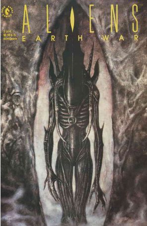 Aliens: Earth War #3 VF ; Dark Horse comic book