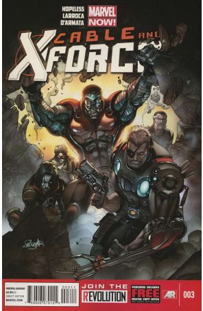 Cable and X-Force #3 published by Marvel with cover art by Salvador Larroca