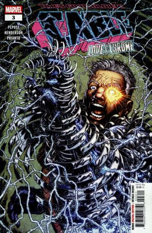 Cable: Love and Chrome #3 published by Marvel with cover art by Ian Churchill