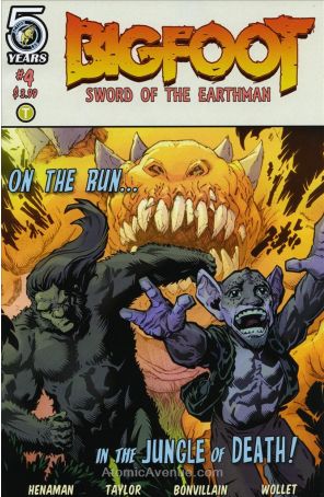 Bigfoot: Sword Of The Earthman (2nd Series) #4A VF ; Action Lab comic book