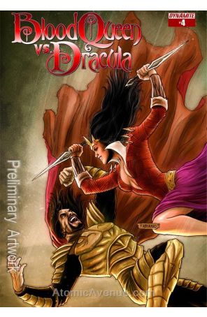 Blood Queen vs. Dracula #4B VF ; Dynamite comic book