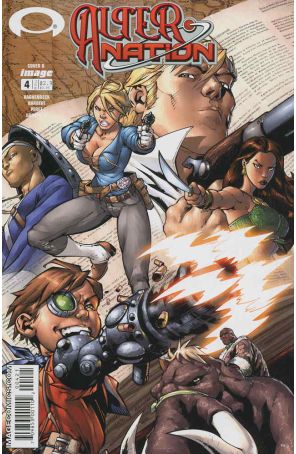 Alter Nation #4B VF ; Image comic book