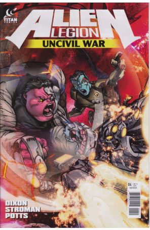 Alien Legion: Uncivil War #4 VF ; Titan comic book