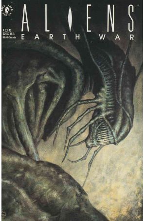 Aliens: Earth War #4 VF ; Dark Horse comic book