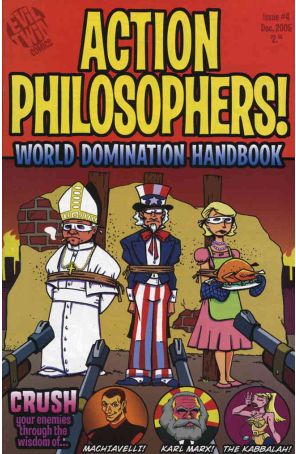 Action Philosophers #4 VF ; Evil Twin comic book