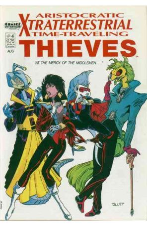 Aristocratic X-Traterrestrial Time-Traveling Thieves #4 VF ; Comics Interview comic book