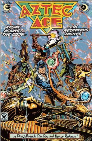 Aztec Ace #4 VF ; Eclipse comic book