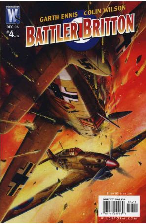 Battler Britton #4 VF ; WildStorm comic book
