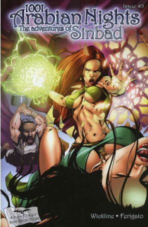 1001 Arabian Nights: The Adventures of Sinbad #5B VF ; Zenescope comic book