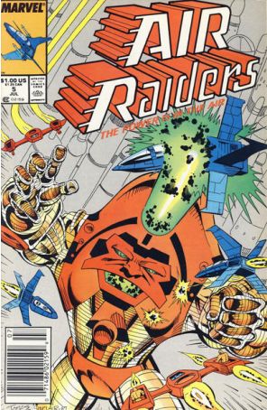 Air Raiders #5 (Newsstand) VF ; Marvel comic book