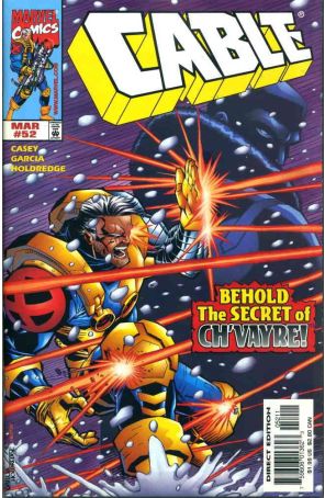 Cable #52 published by Marvel