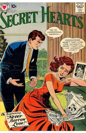 Secret Hearts #57 published by DC