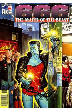 666: The Mark of the Beast #5 VF ; Fleetway Quality comic book