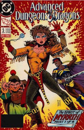 Advanced Dungeons And Dragons #5 VF ; DC comic book