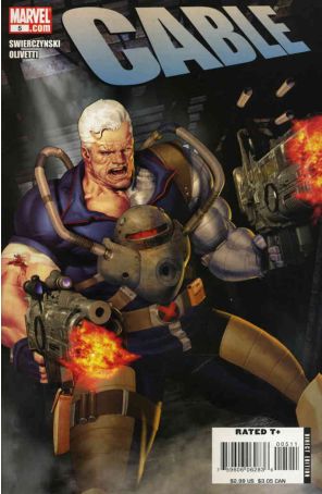 Cable (2nd Series) #5 published by Marvel with cover art by Ariel Olivetti
