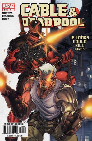Cable/Deadpool #5 published by Marvel with cover art by Mark Brooks