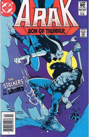 Arak Son of Thunder #6 (Newsstand) VF ; DC comic book