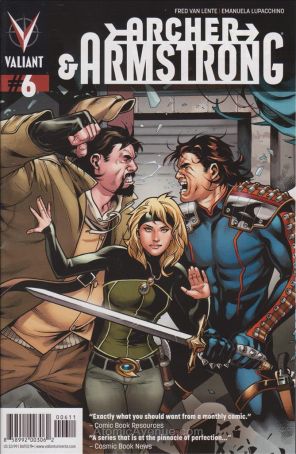 Archer and Armstrong (2nd Series) #6 VF ; Valiant comic book