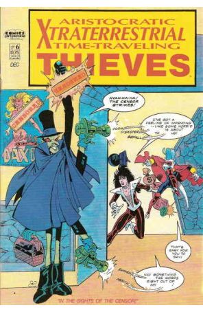 Aristocratic X-Traterrestrial Time-Traveling Thieves #6 VF ; Comics Interview comic book