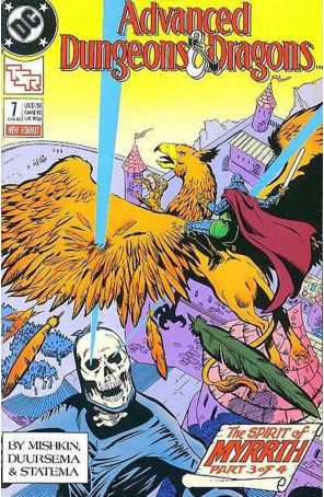 Advanced Dungeons And Dragons #7 VF ; DC comic book