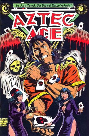 Aztec Ace #7 VF ; Eclipse comic book