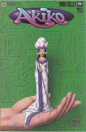 Akiko #7 VF ; Sirius comic book