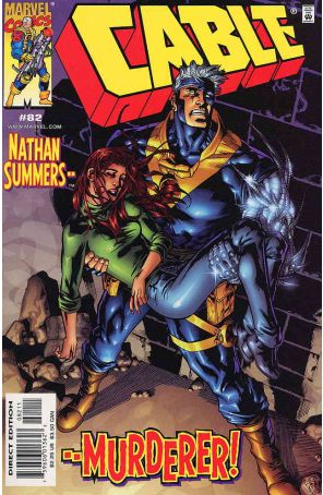 Cable #82 published by Marvel with cover art by Michael Ryan