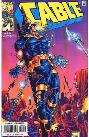 Cable #89 published by Marvel with cover art by Michael Ryan
