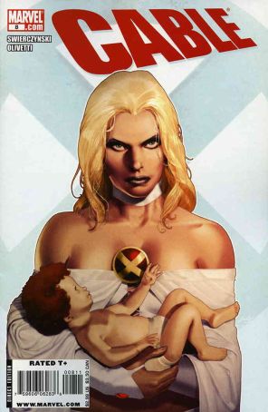 Cable (2nd Series) #8 published by Marvel with cover art by Ariel Olivetti