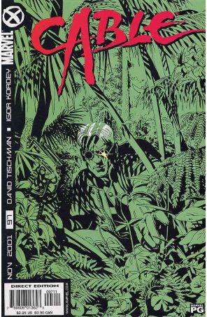 Cable #97 published by Marvel with cover art by Igor Kordey