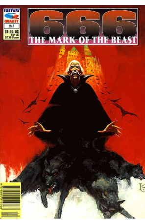 666: The Mark of the Beast #9 VF ; Fleetway Quality comic book