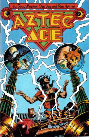 Aztec Ace #9 VF ; Eclipse comic book