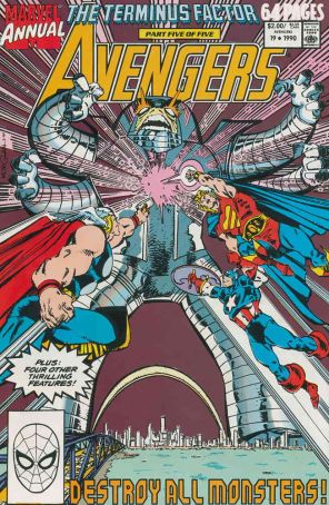 Avengers, The #Annual 116 published by Marvel with cover art by Tom Morgan