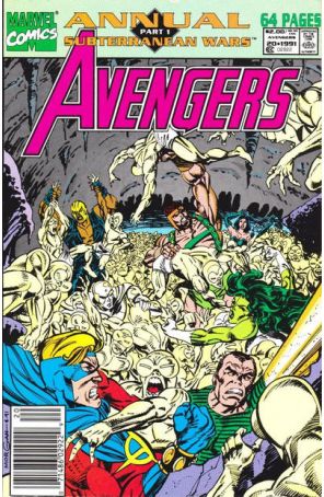 Avengers, The #Annual 20 (Newsstand) published by Marvel with cover art by Tom Morgan