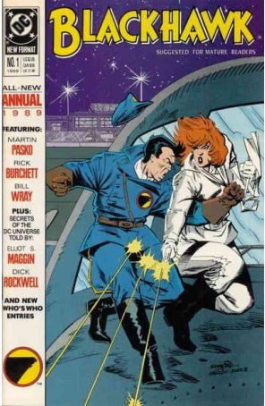 Blackhawk (3rd Series) Annual #1 VF ; DC comic book
