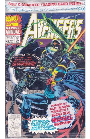 Avengers, The #Annual 22 (with card) published by Marvel with cover art by Scott McDaniel
