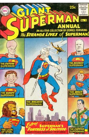 Superman (1st Series) #Annual 3 published by DC with cover art by Curt Swan